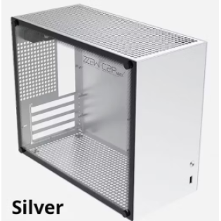 C2p All Aluminum  Motherboard ATX Power Supply White Case Side Transparent Graphics MID Tower Computer Cases